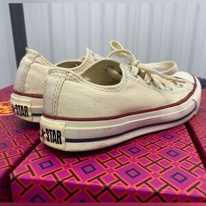 Converse Off-White Canvas Sneakers